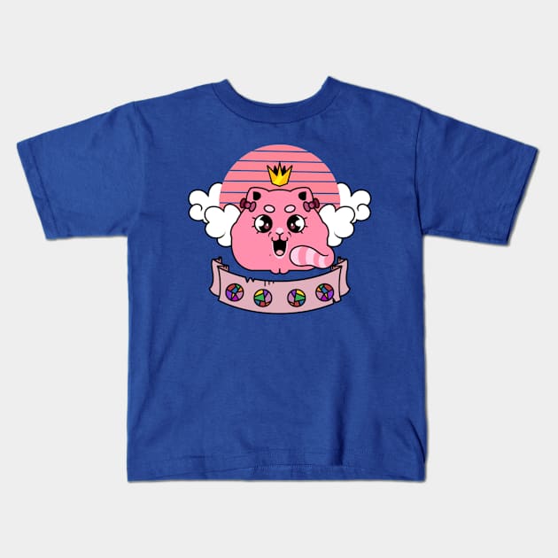 Pixie the Prism Kitty Kids T-Shirt by Thy Name Is Lexi